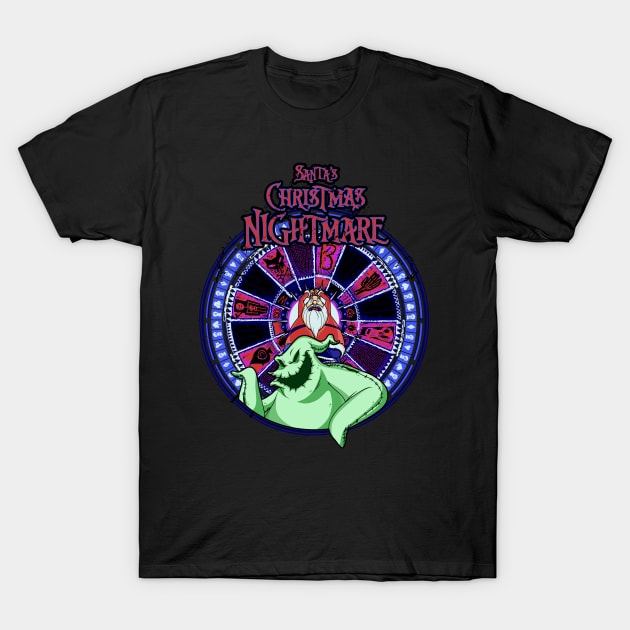 Santa's Christmas Nightmare T-Shirt by vilemedia